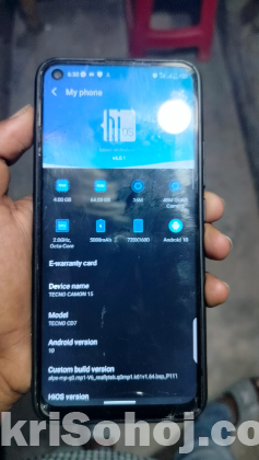 Tecno camon 15
